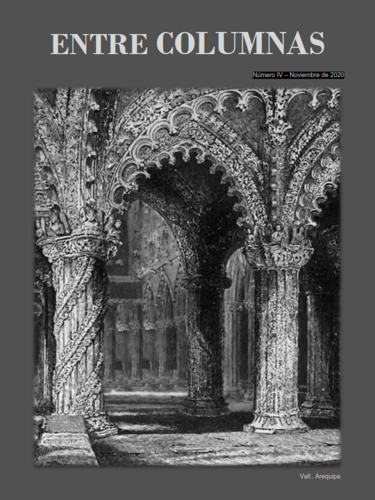 Portada de ENTRE COLUMNAS edición IV