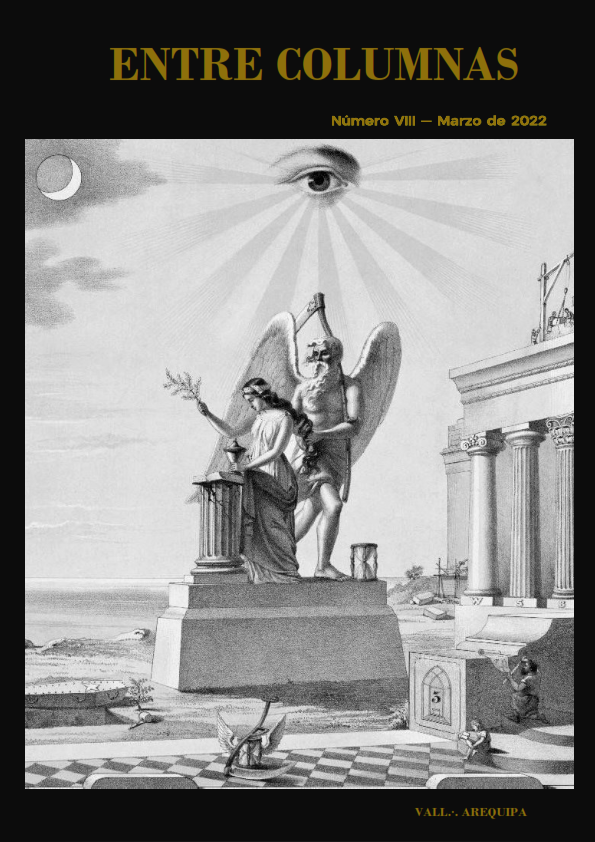 Portada de ENTRE COLUMNAS edición VIII
