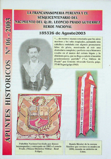 Portada de Apuntes Historicos edición 06