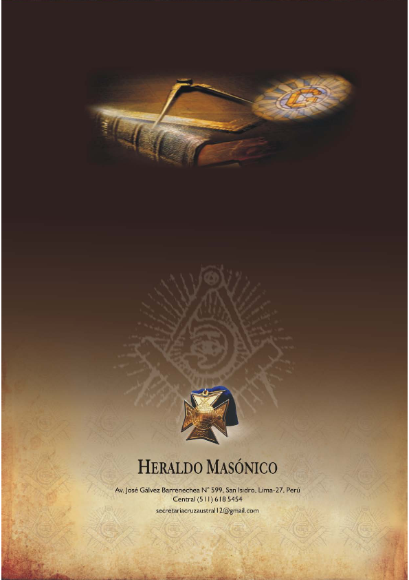 Portada de HERALDO MASÓNICO, edición 01